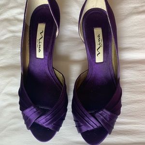 Nina purple heels
